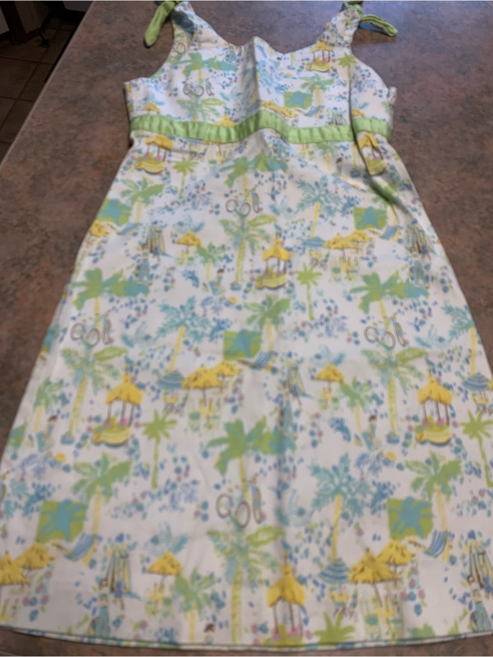 Girls Cute Summer/Beach Pattern Dress (K.C. Parker)